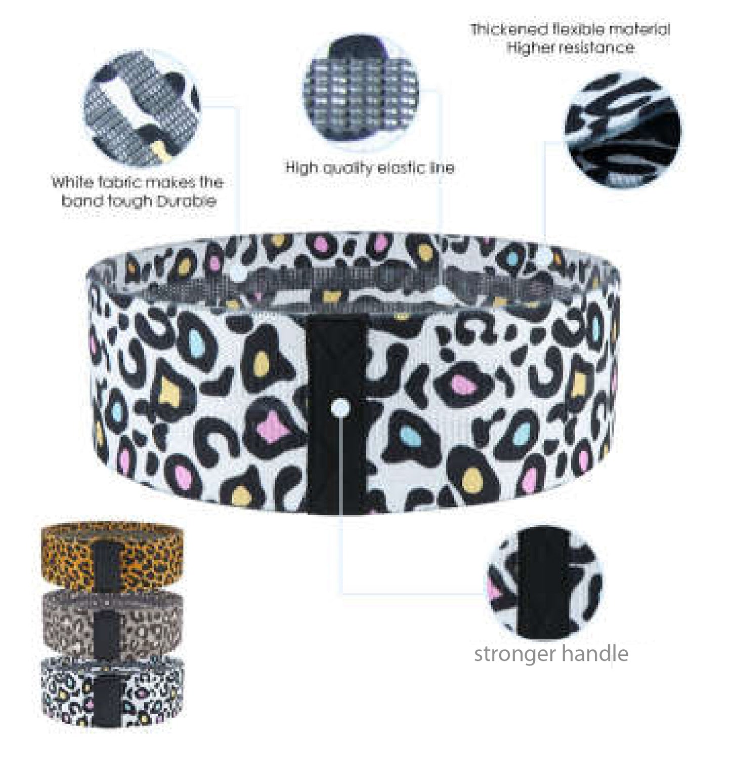 Our fabric Booty Bands can be used for activating and strengthening the muscles of the glutes. Due to its versatility; These bands will not only improve the size and shape of your glutes, but can also improve multiple areas of your training.